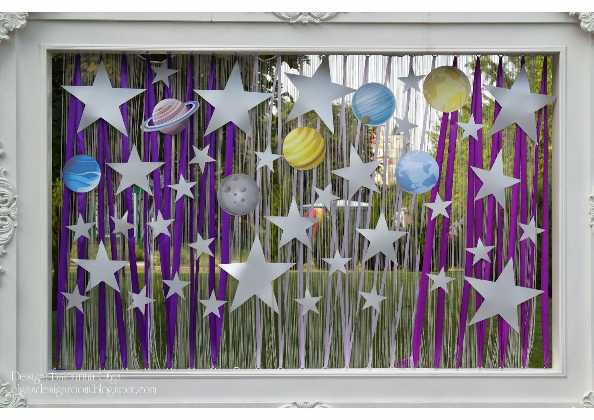 Фотозоны космос для детей