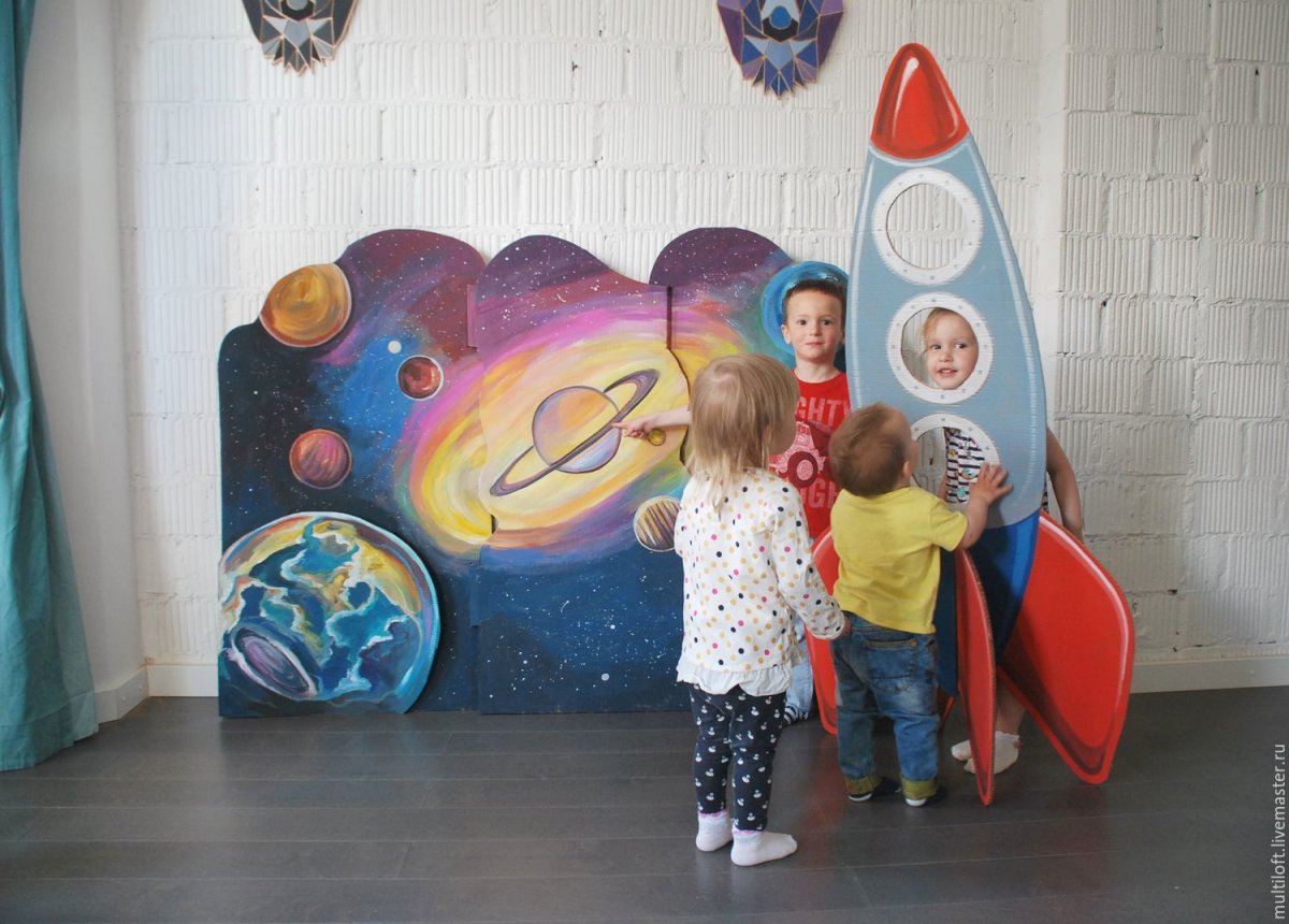 Космос украшение зала