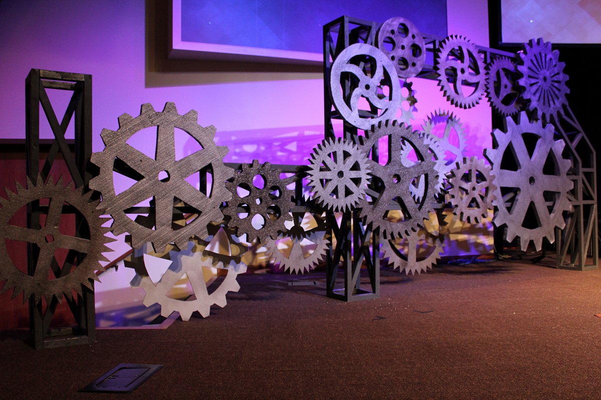 Украшение праздника на природе