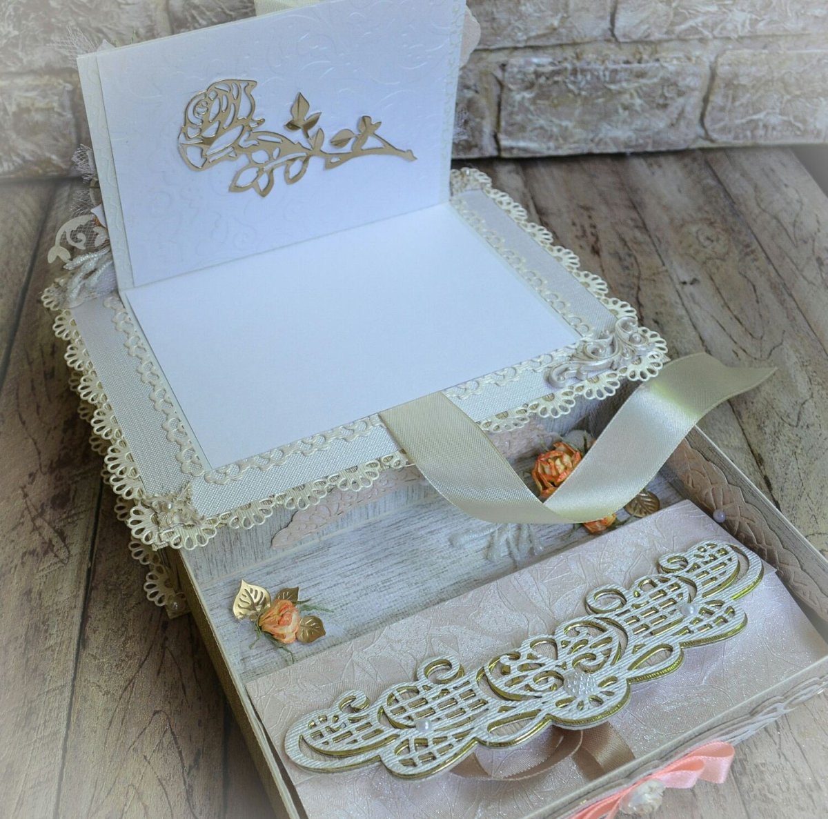 Свадебный сундучок для денег