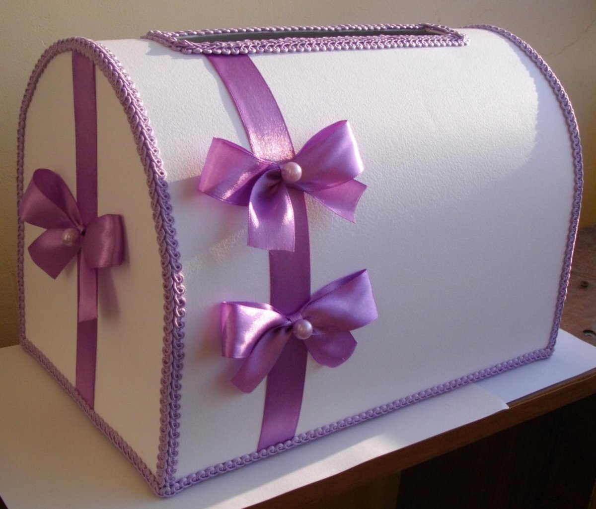 Декор коробки для подарка