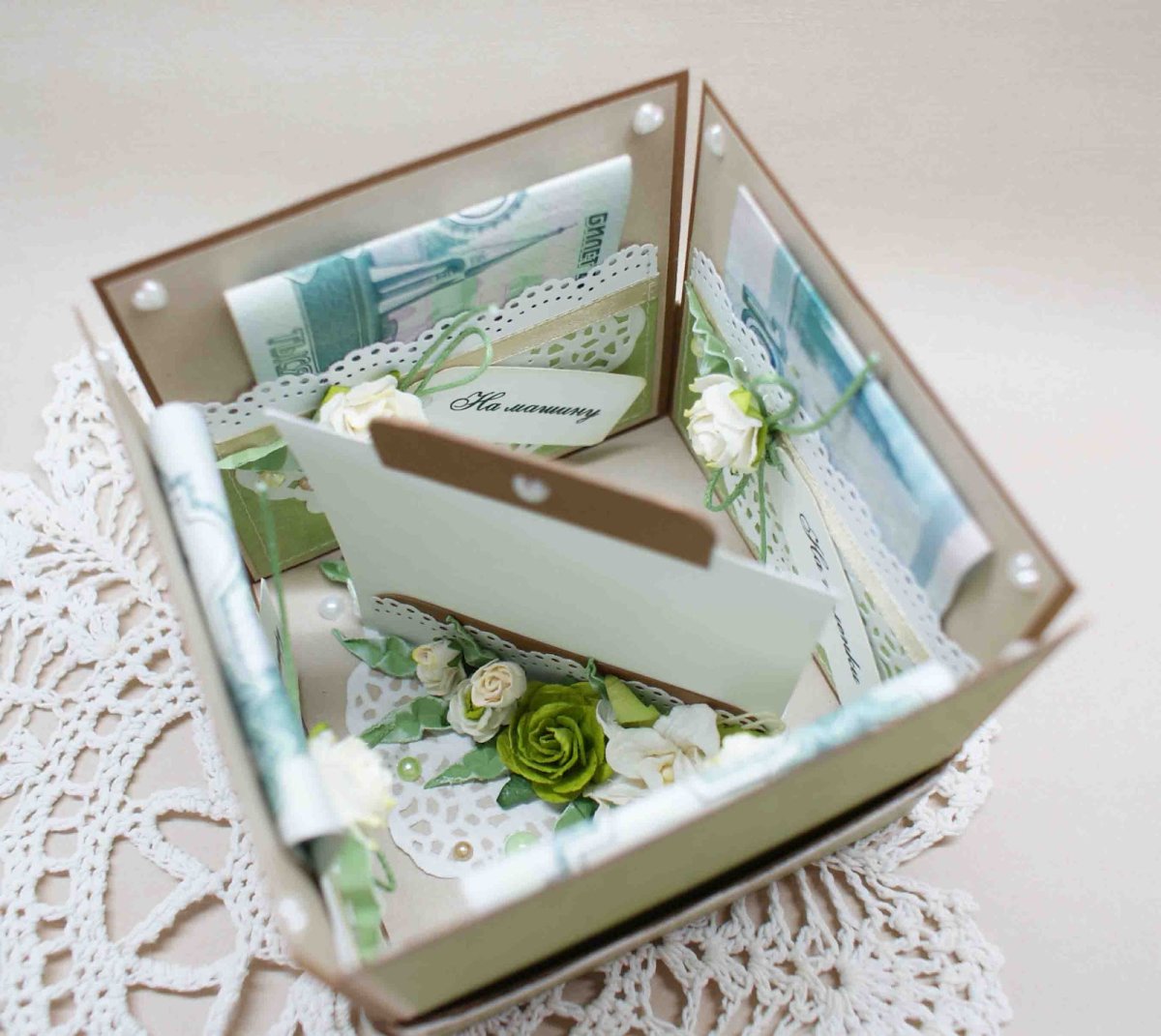 Коробка для конвертов на свадьбу
