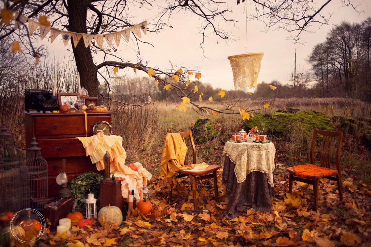Осенний декор фотозоны