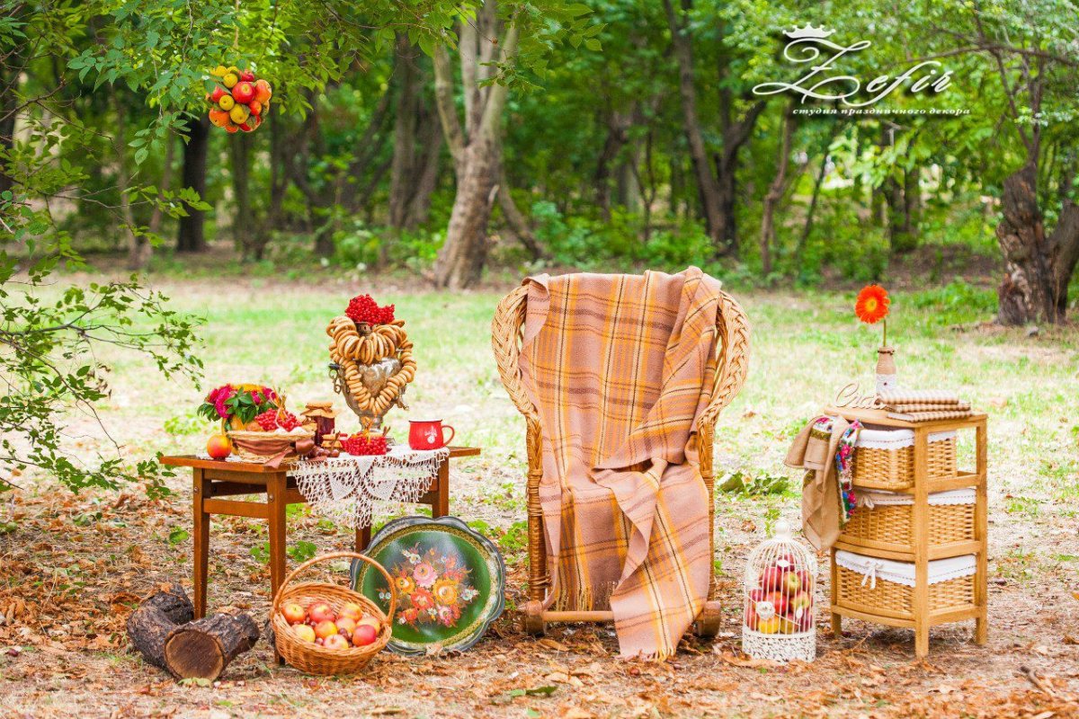 Осенние фотозоны на природе