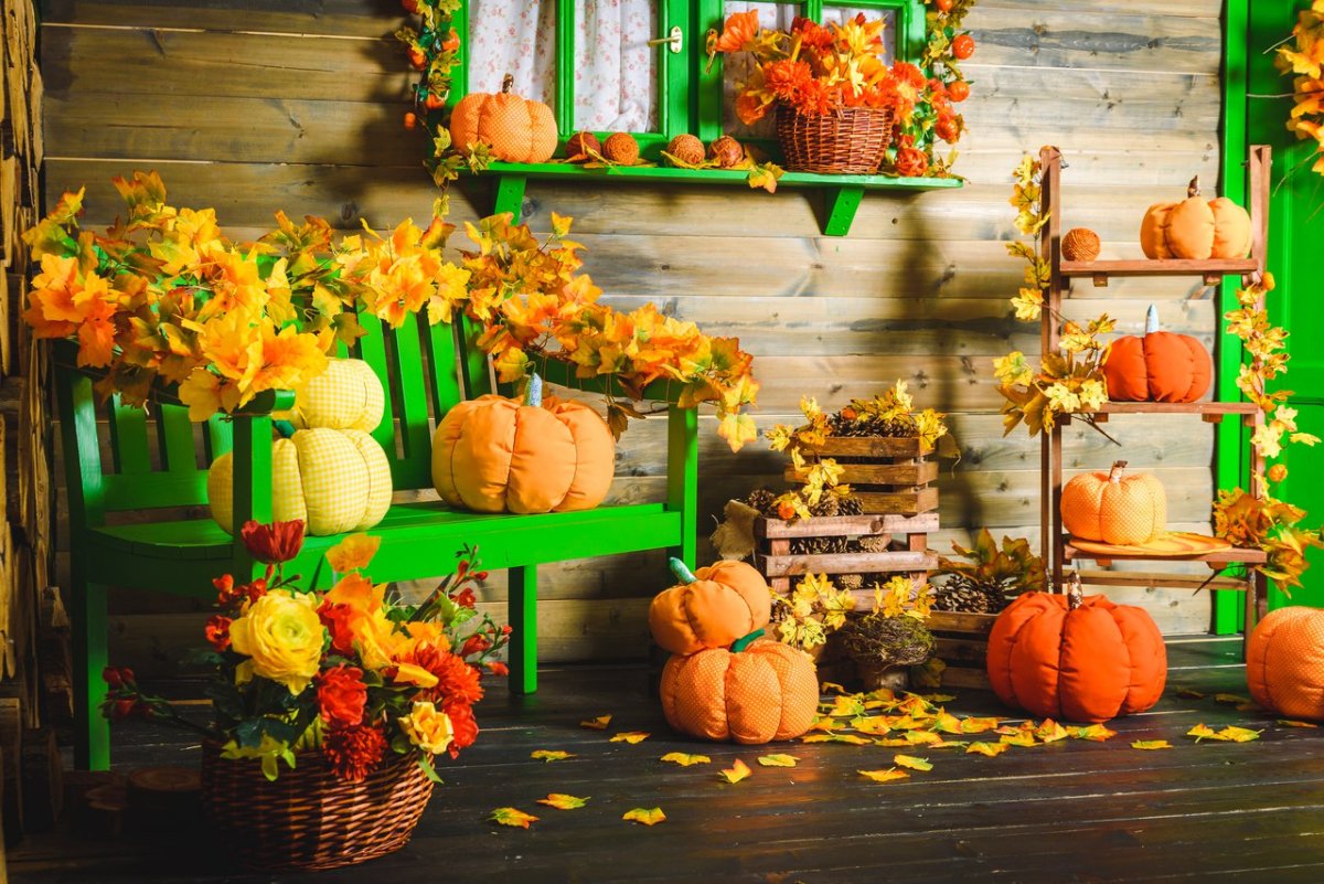 Осенний декор фотозоны