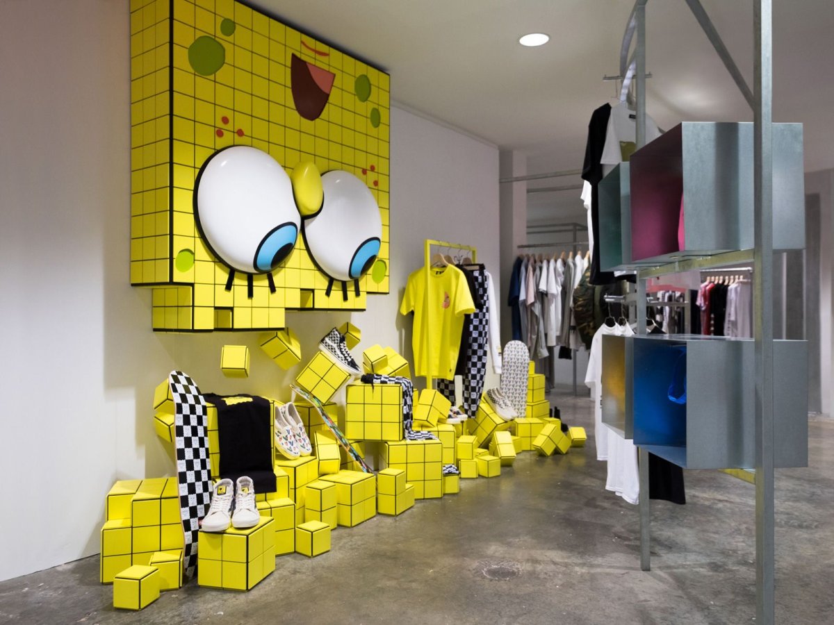 Украшения зала в стиле лего