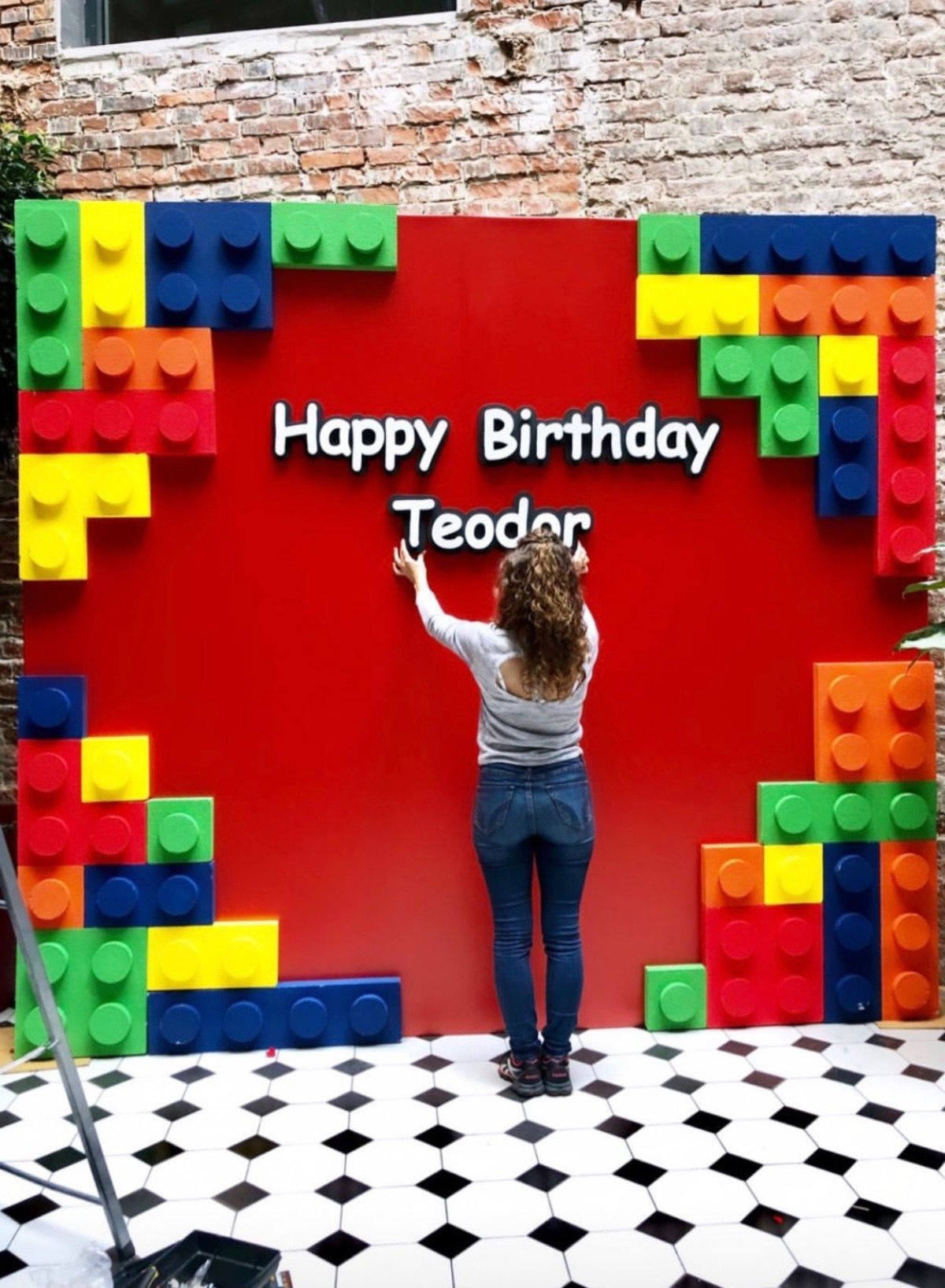 Фотосессия в стиле лего