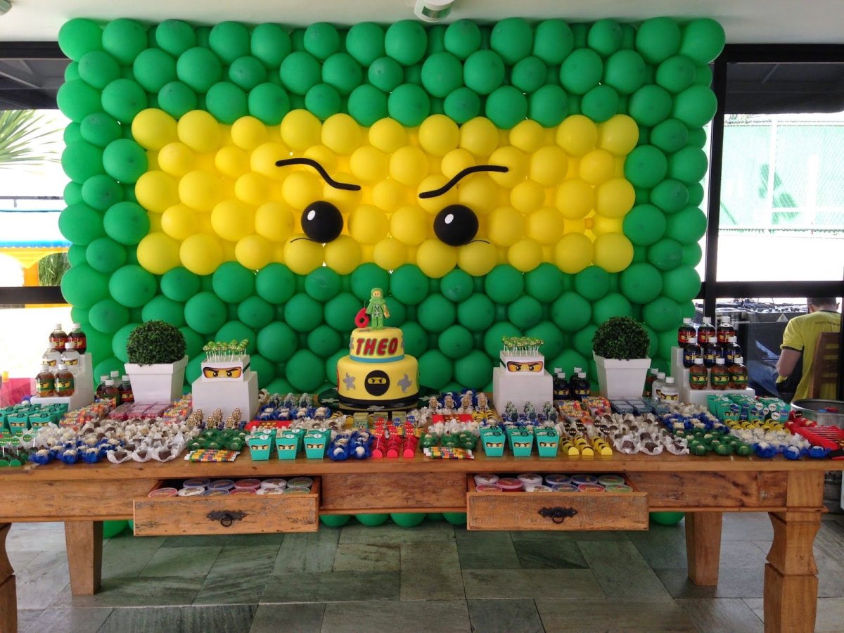 Шары в стиле лего