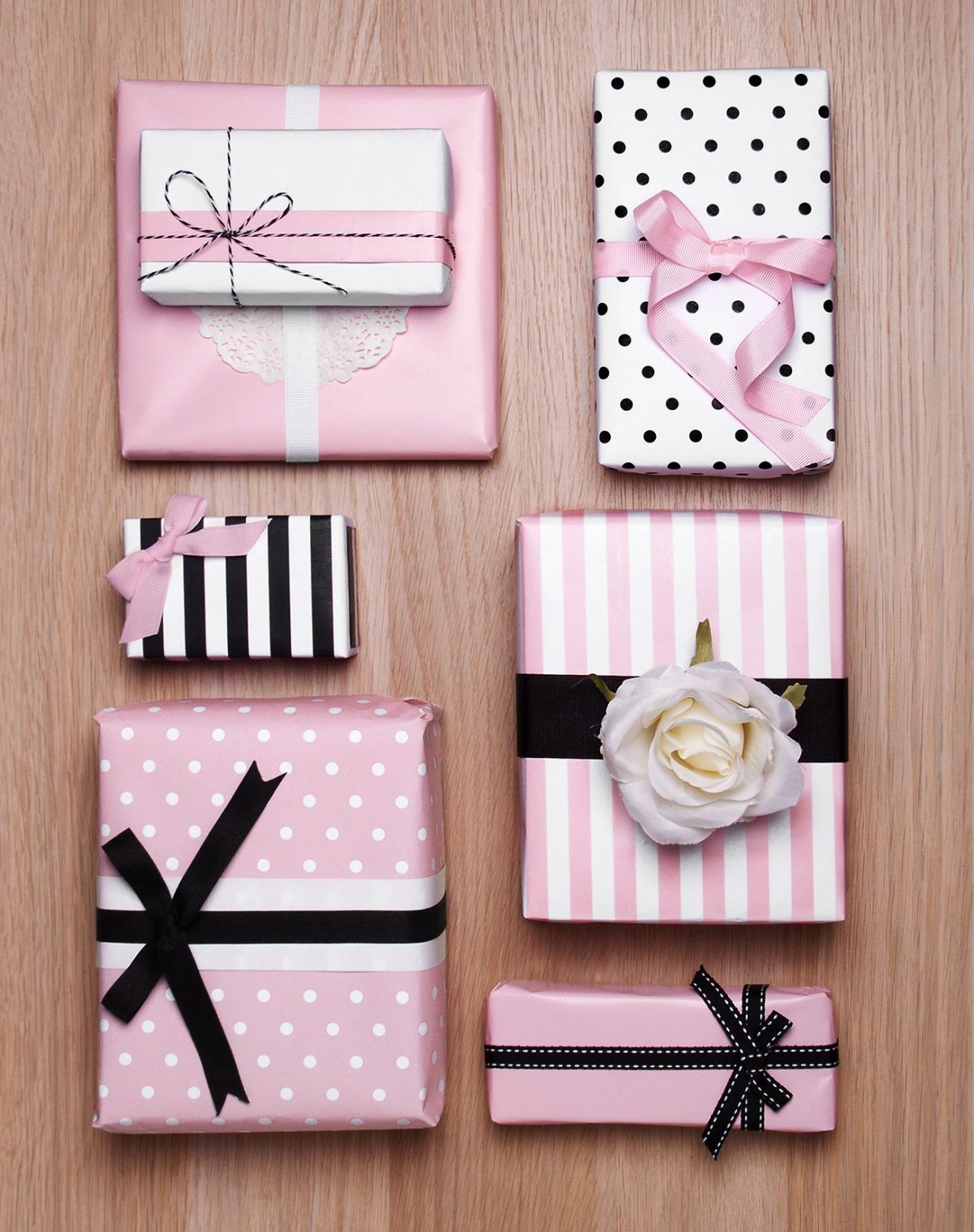 Упаковка подарка на день рождения