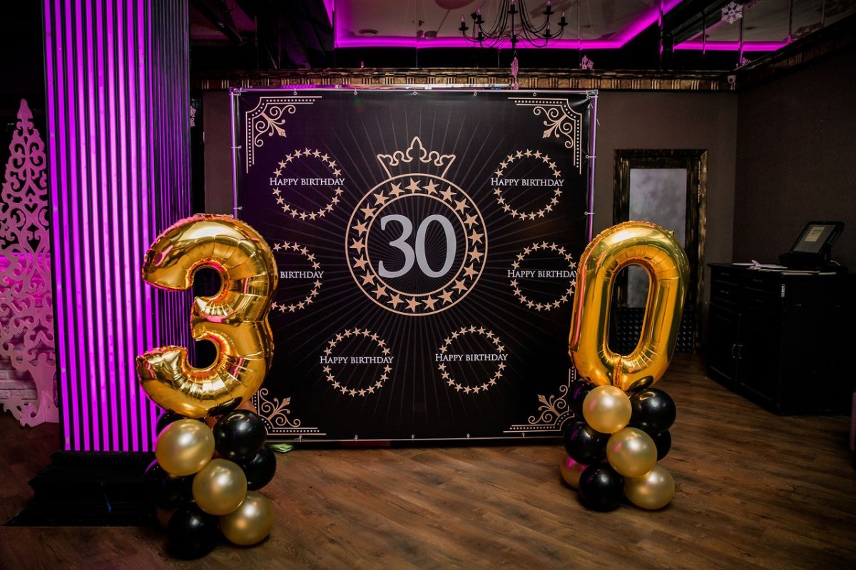 Фотозона на 30 лет мужчине