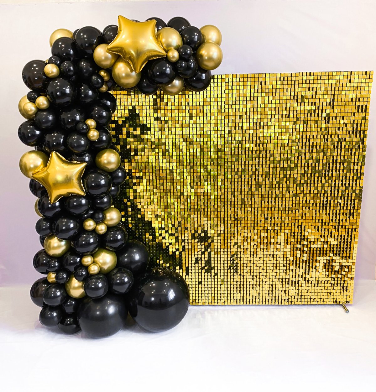 Фотозона с пайетками