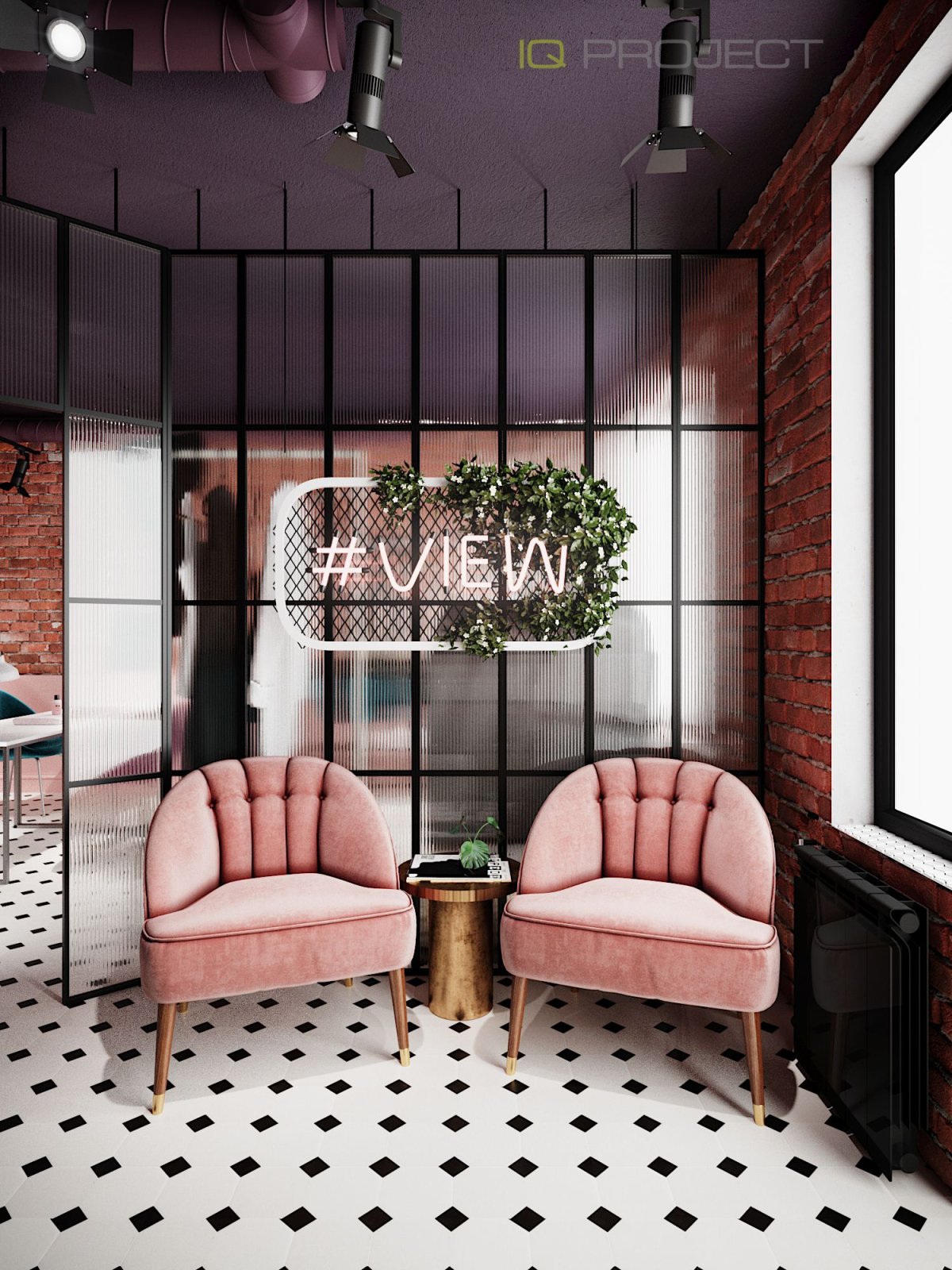 Фотозона в парикмахерской