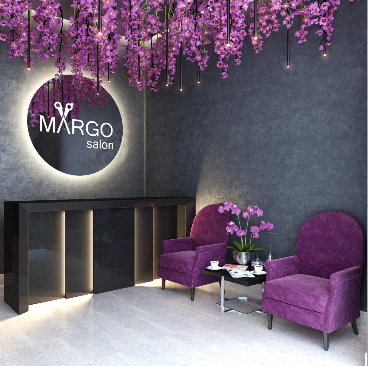 Фотозона в парикмахерской