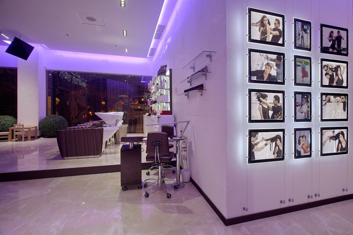 Фотозона в парикмахерской