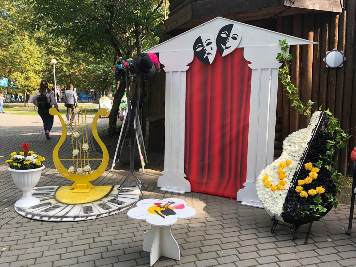 Фотозона в доме культуры