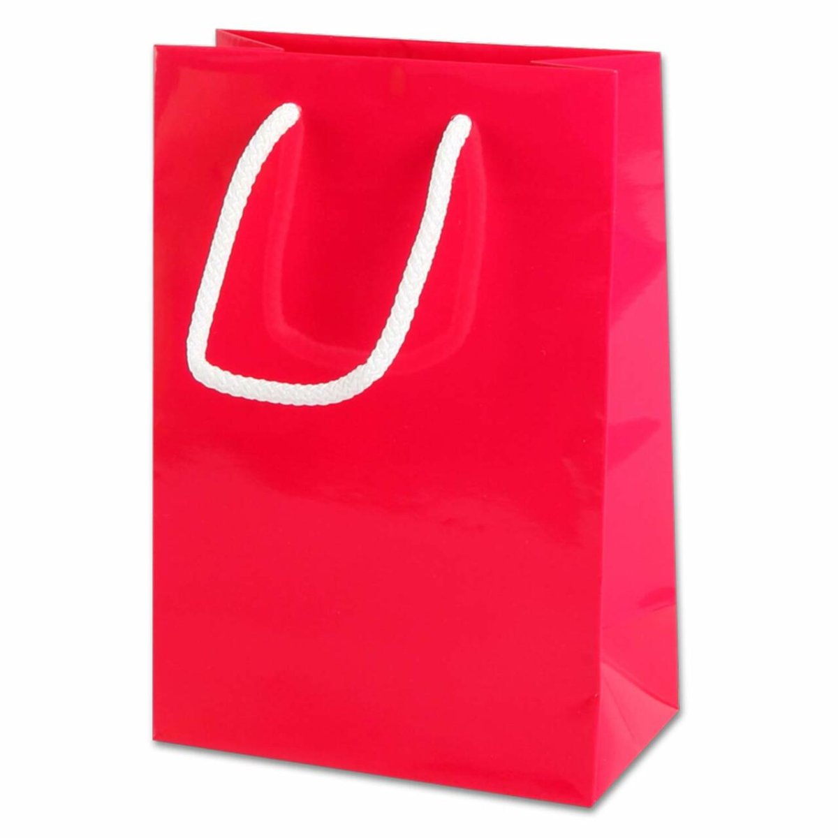 Пакет бумажный с ручками веревками