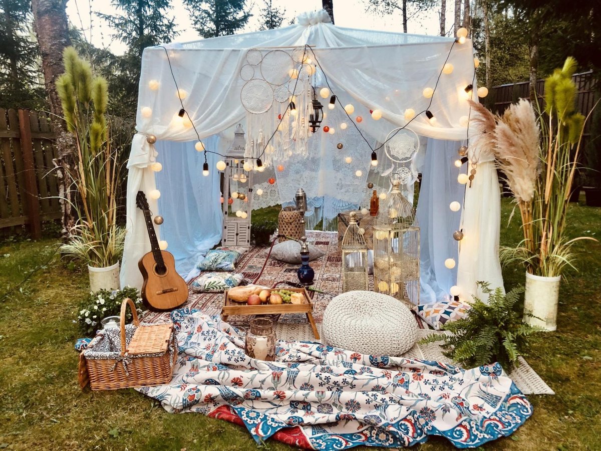 Фотозона на природе