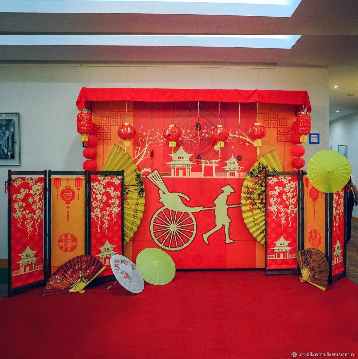 Фотозона в китайском стиле