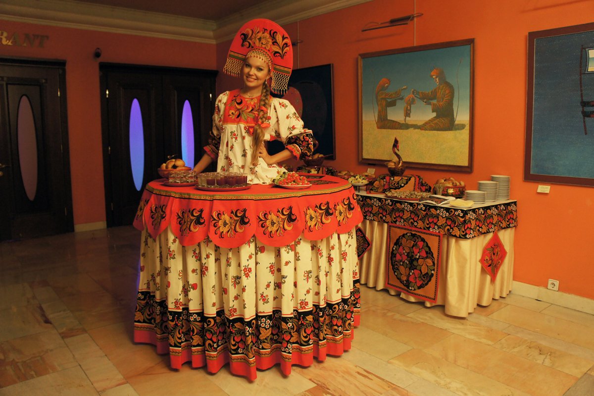 Корпоратив в русском народном стиле