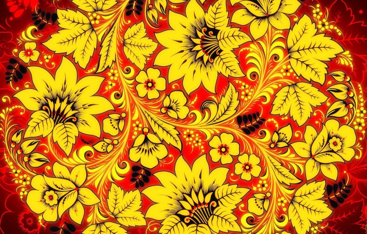 Роспись Хохломская русская народная