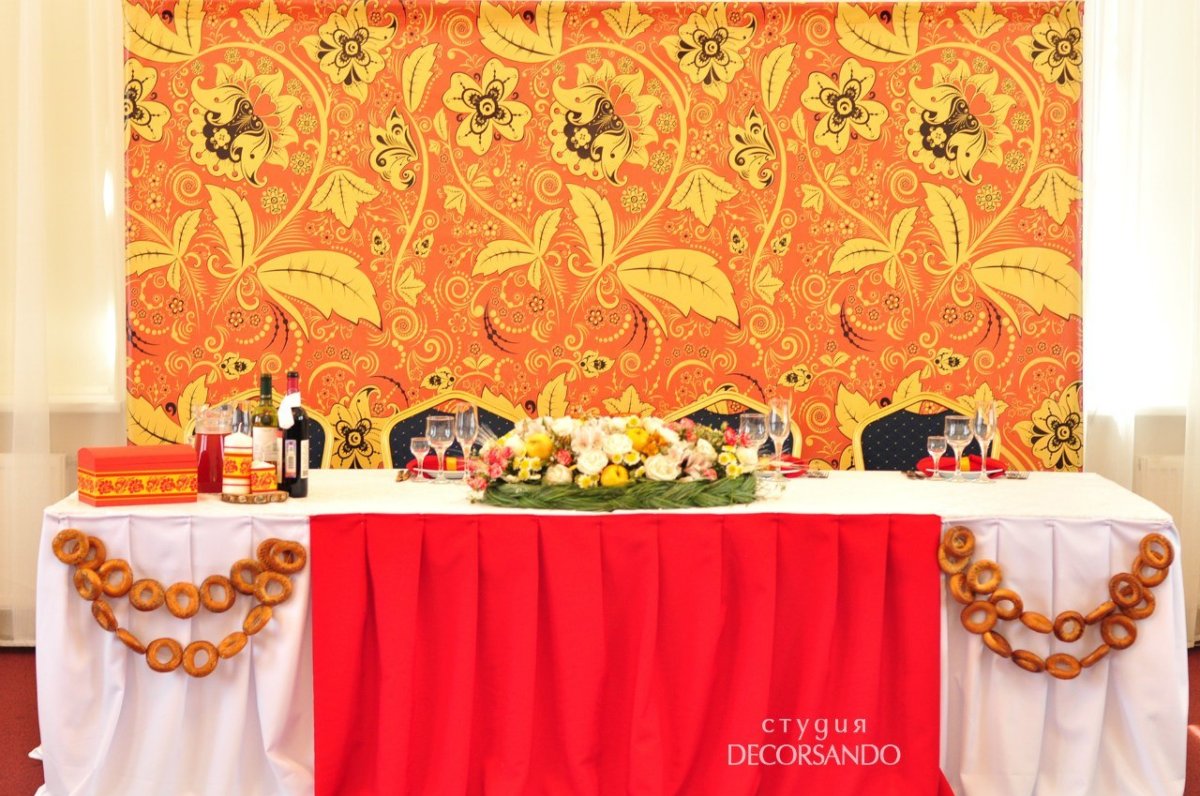 Декор в стиле Хохлома