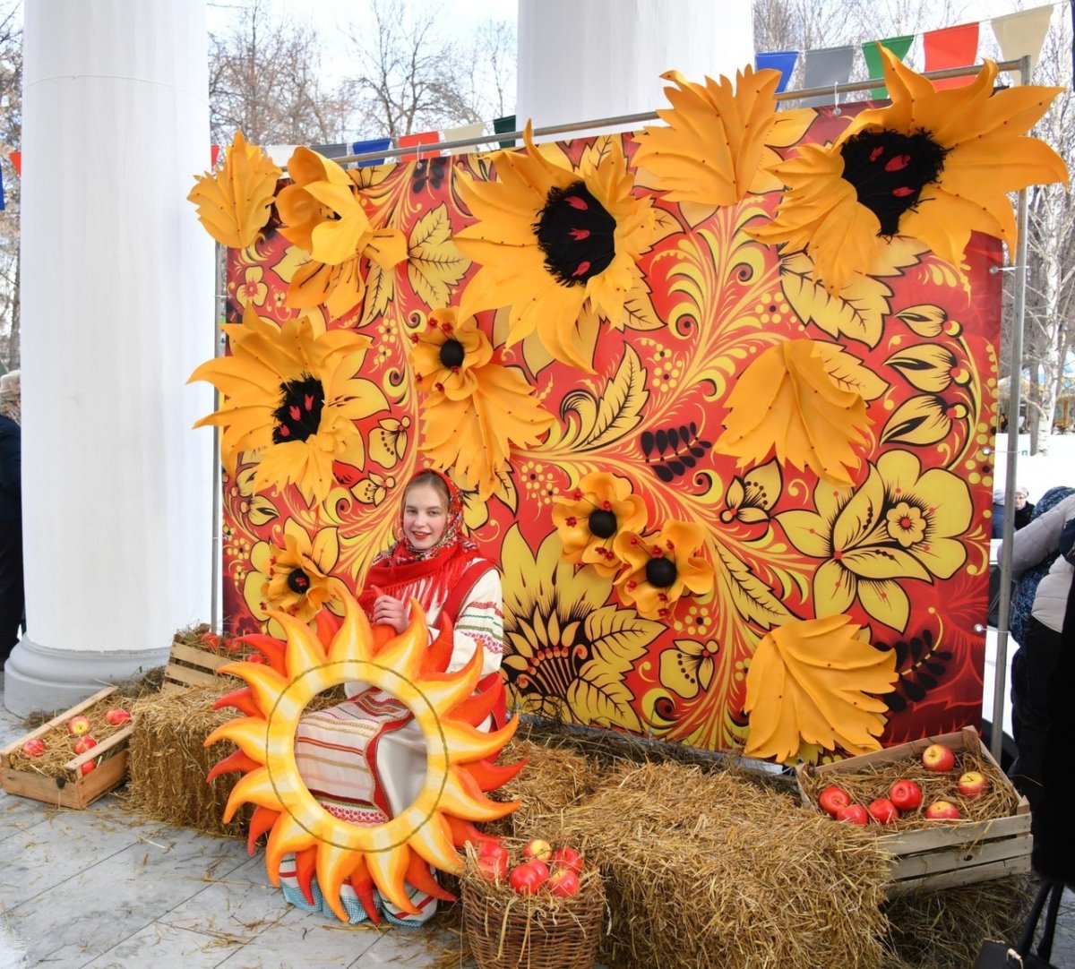 Фотозона на Масленицу