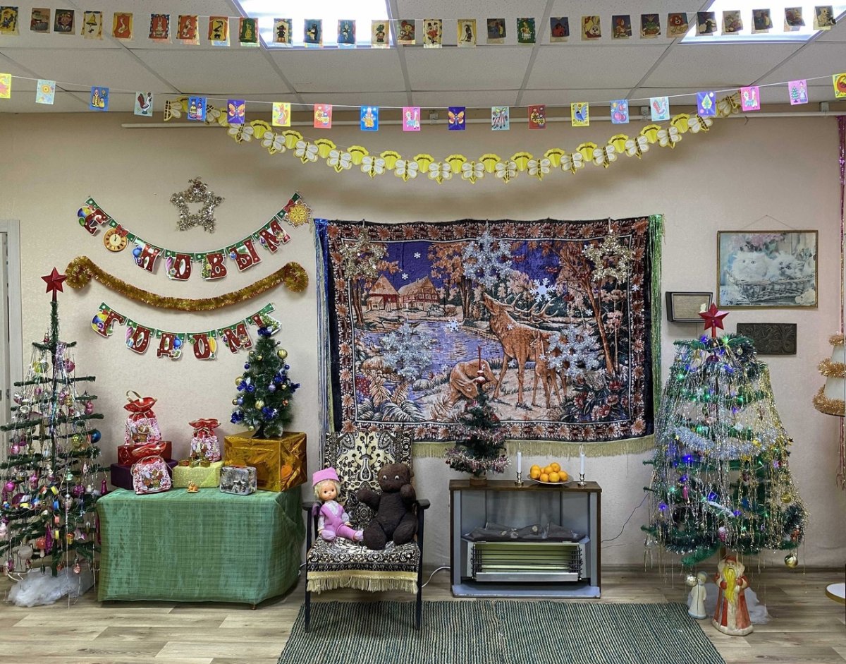 Фотозона Советский новый год