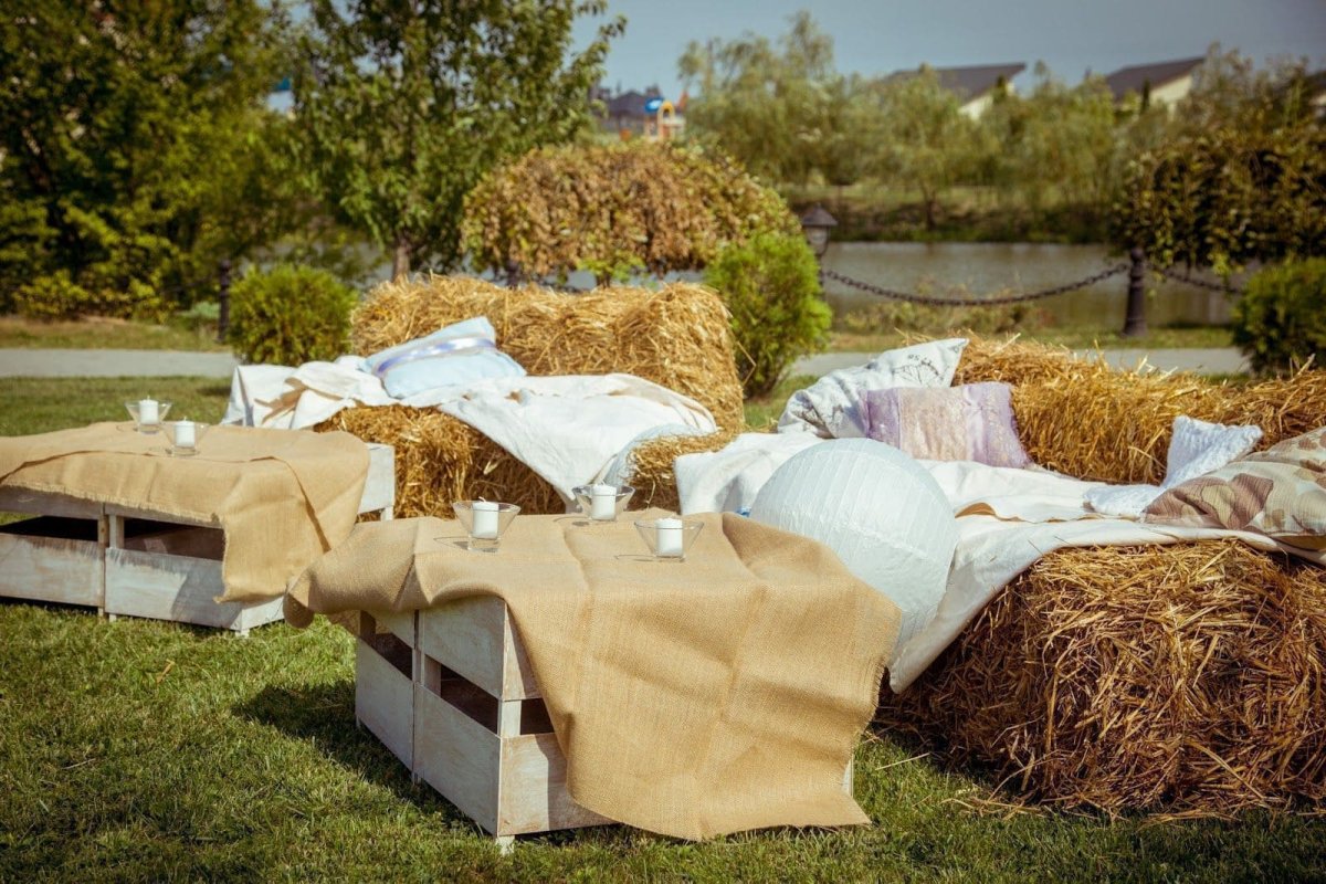 Фотозона сено