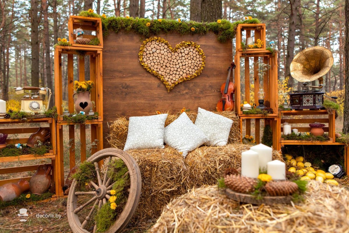 Декор велосипед в стиле Прованс