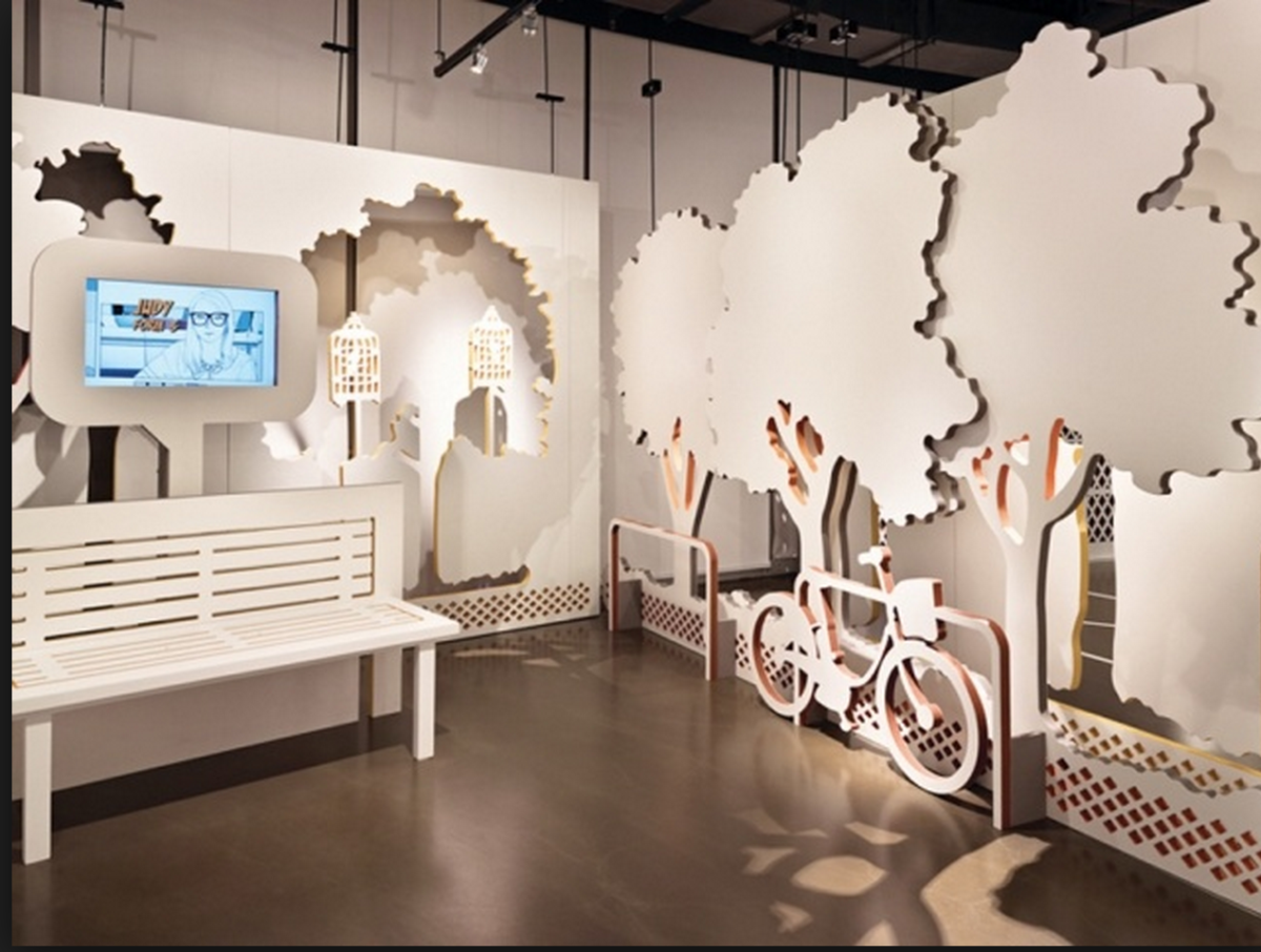 Цветочная витрина в стиле Прованс