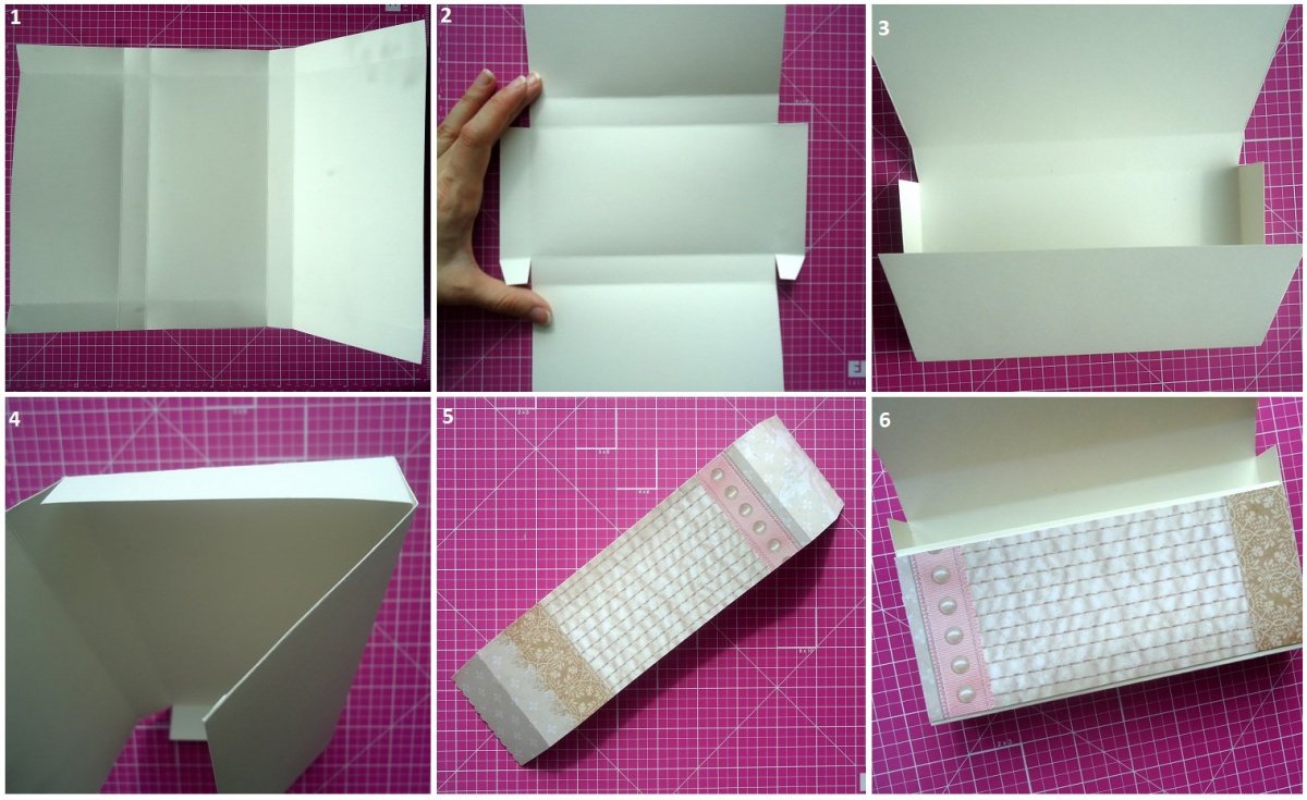 Схема коробочки для чая