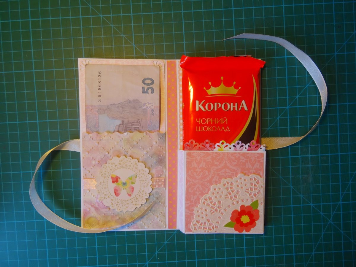 Конверт для подарка шаблон