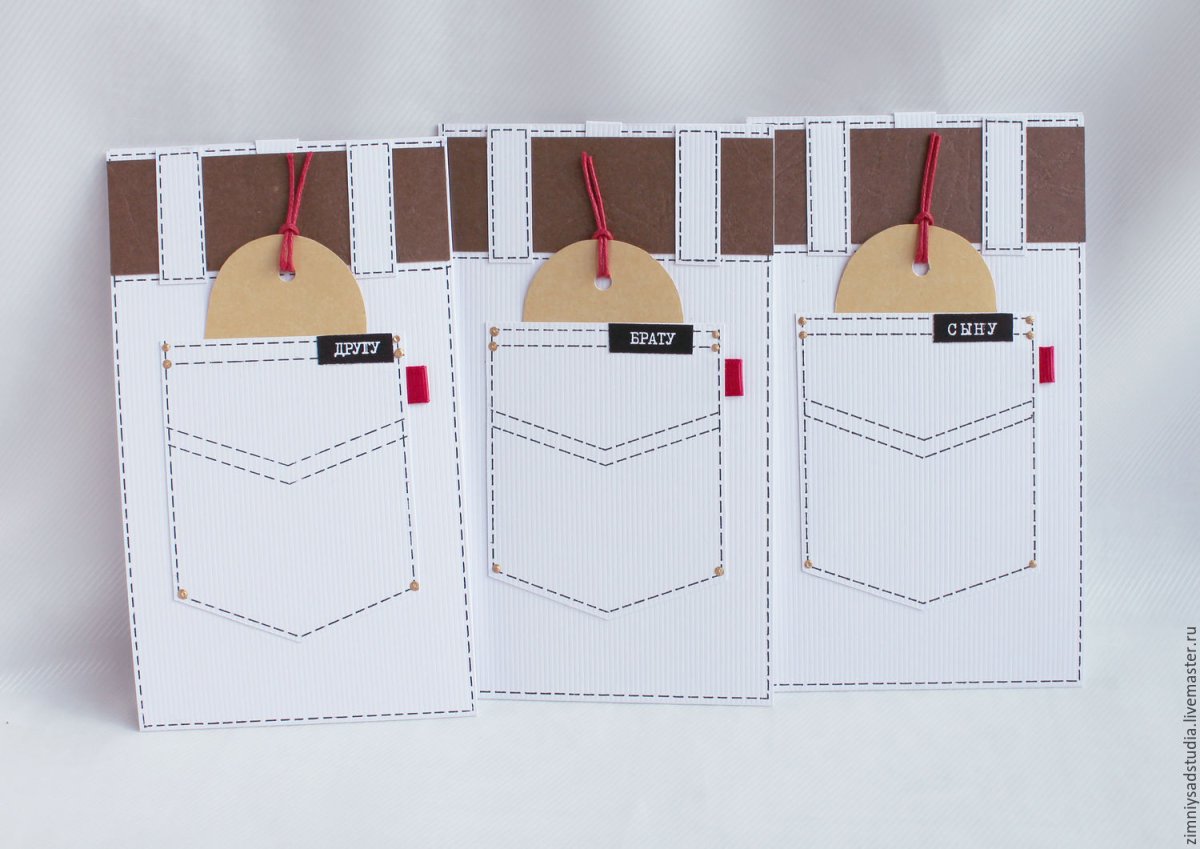 Открытка с шоколадкой своими руками