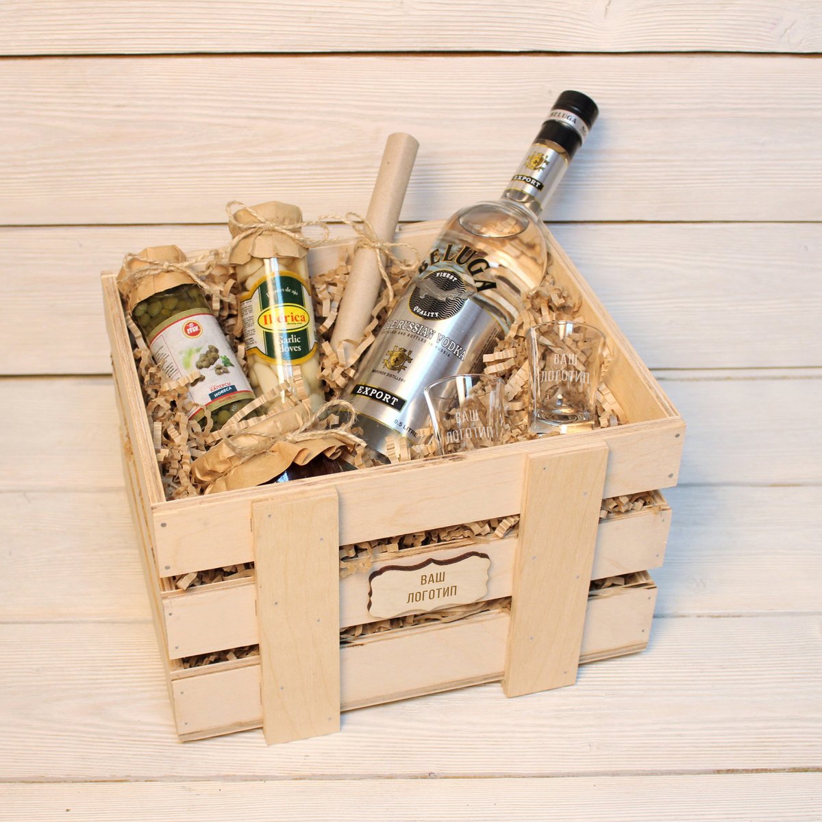 Подарочный бокс с виски