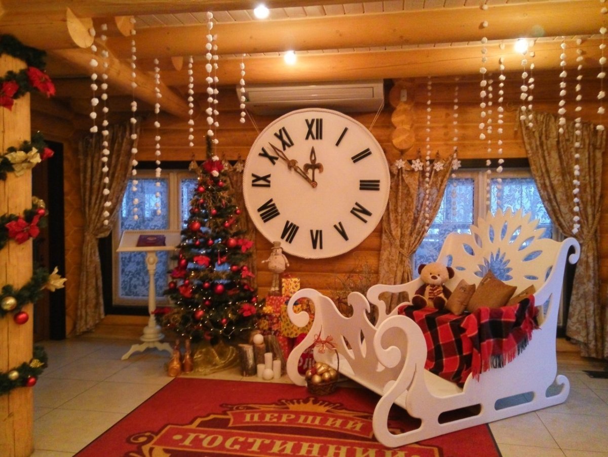 Новогодний декор в русском стиле