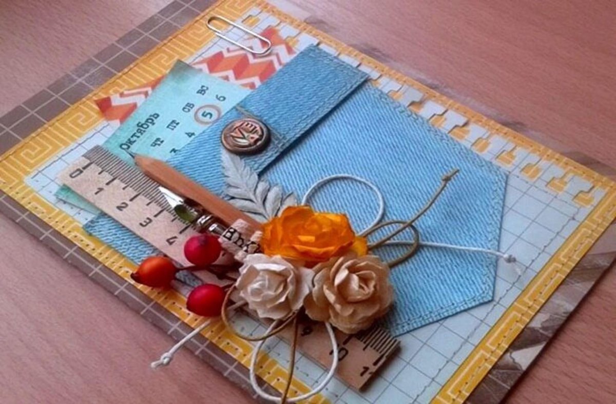 Поздравительная открытка своими руками