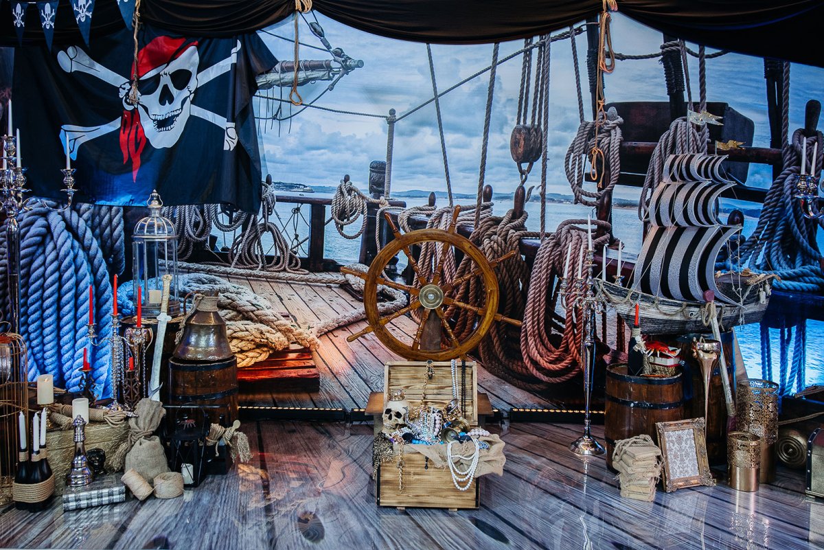 Фотозона в пиратском стиле