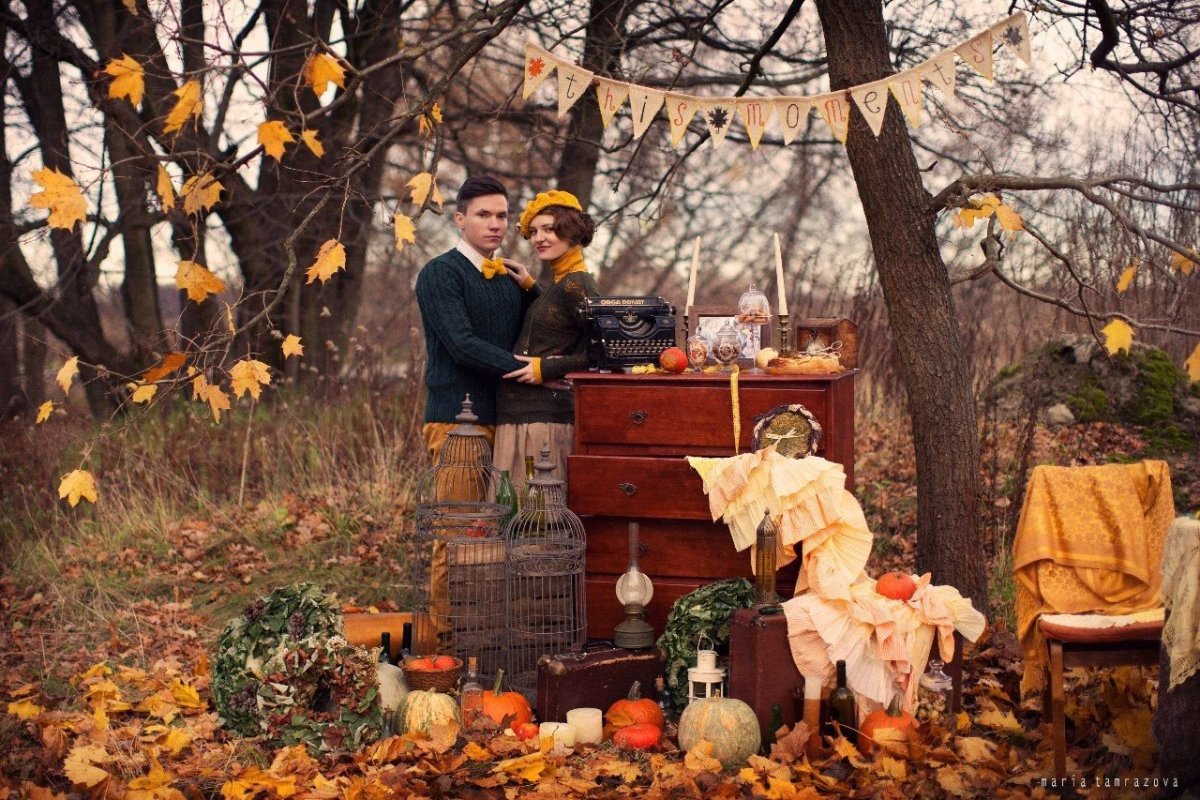 Осенний декор фотозоны