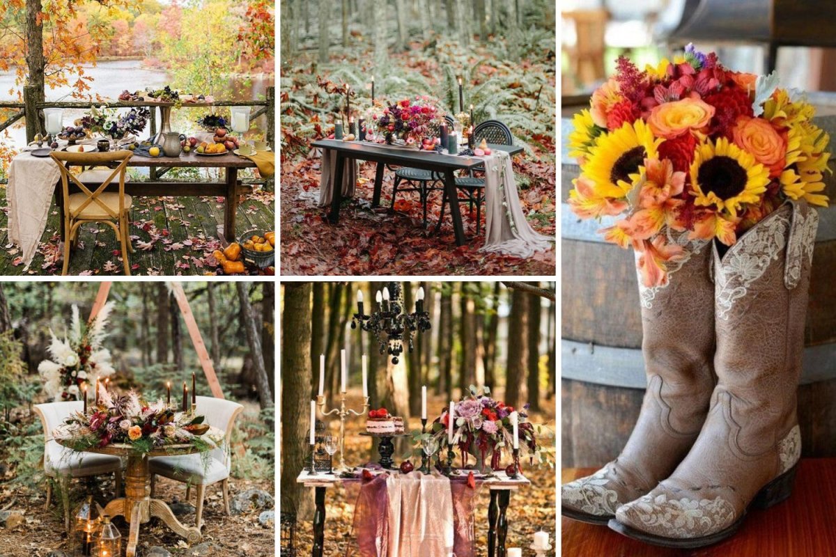 Стильная осенняя фотозона