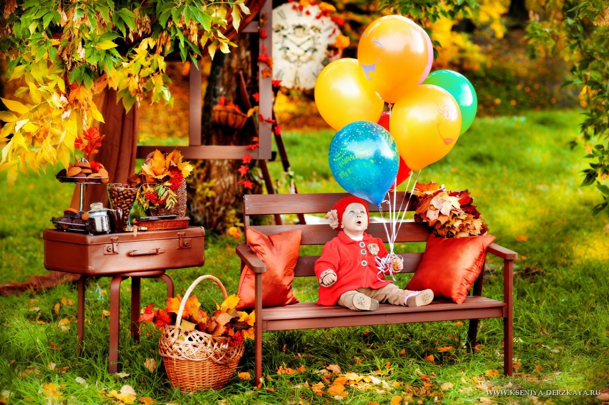 Осенние декорации для фотосессии