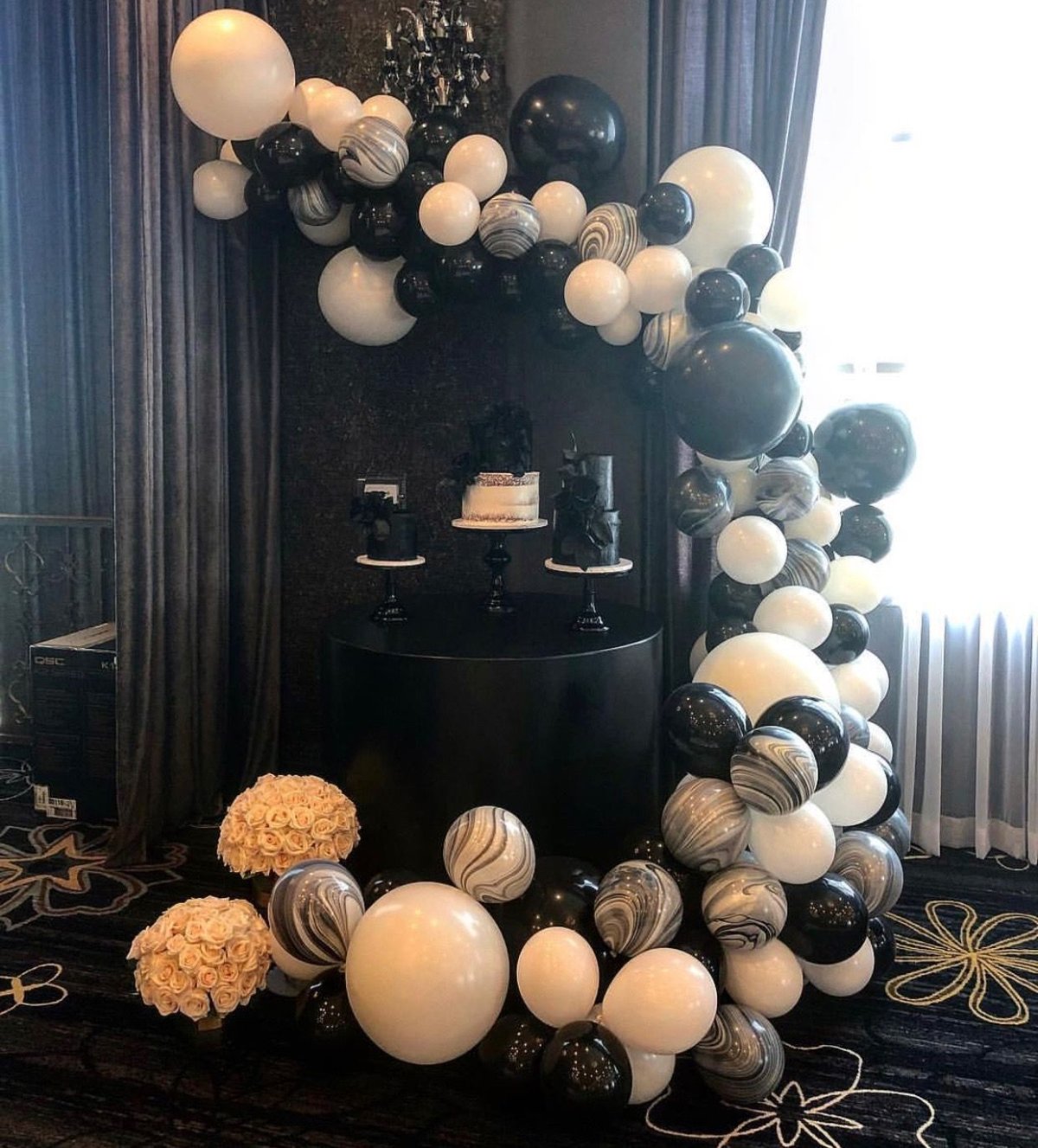 Фотозона в стиле диско