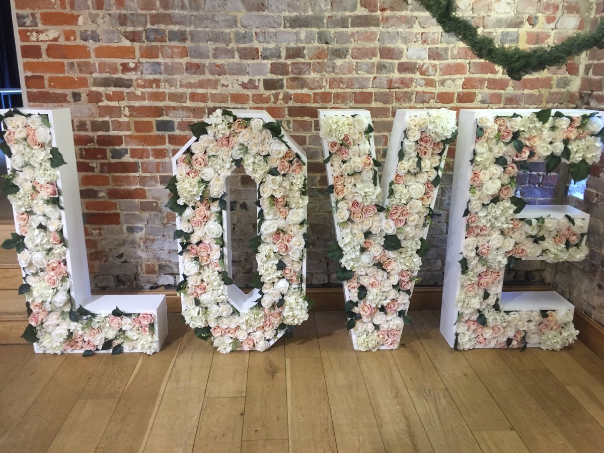 Объемные буквы из картона