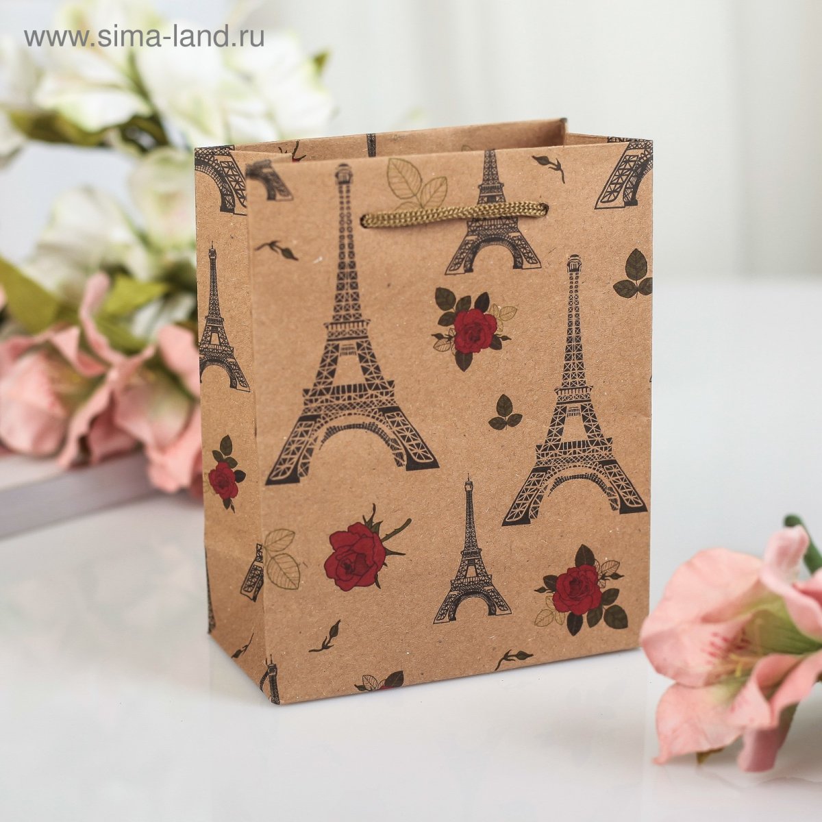 Пакет подарочный бумажный ламинированный, 111х137х62 мм, bg6748m