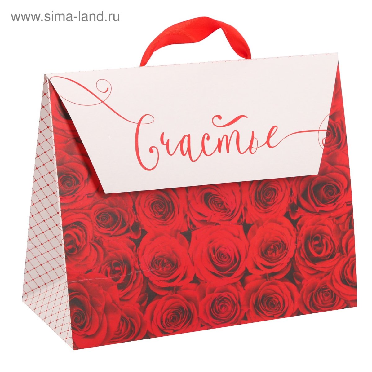 Пакет бумажный ламинированный размер SM 140*200*70мм