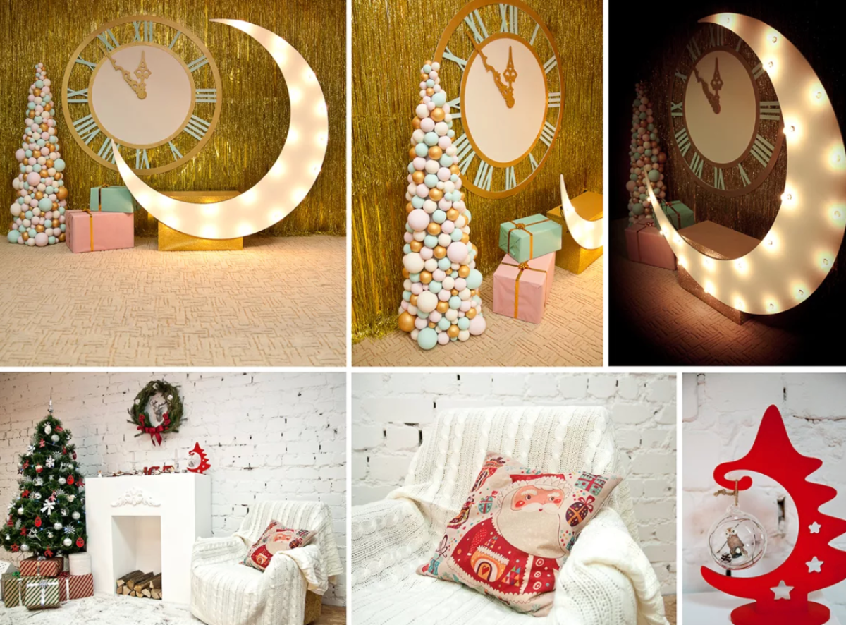 Зимние декорации