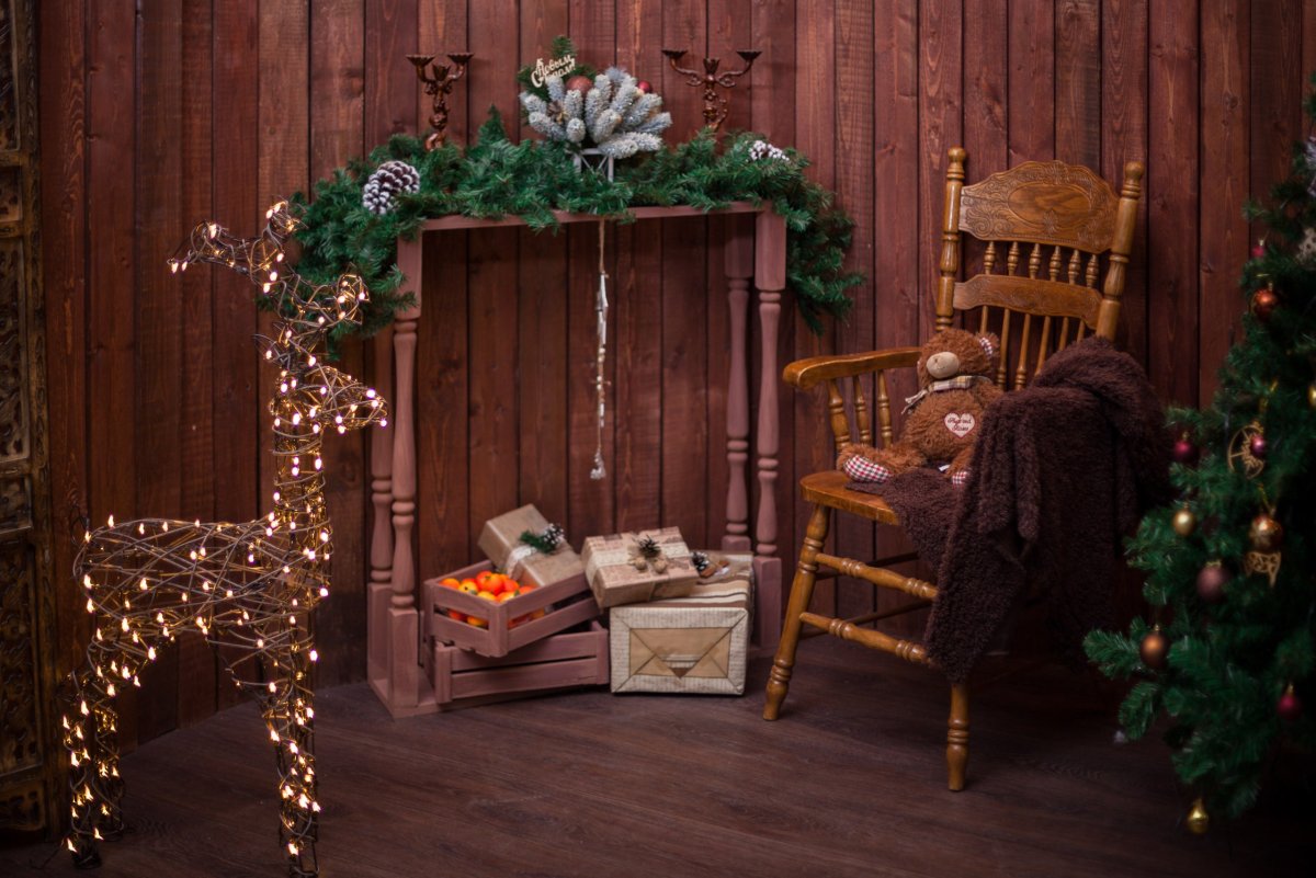 Украшение фотозоны на новый год