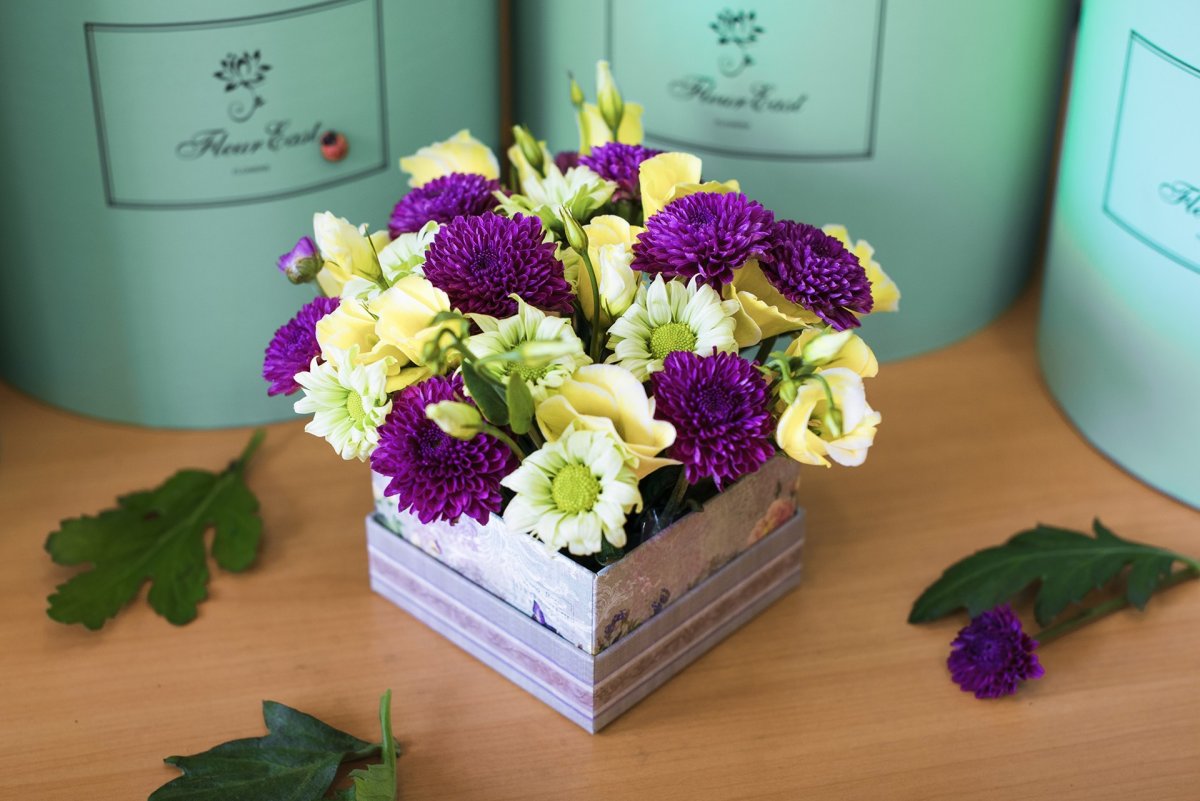 Цветочная композиция учителю