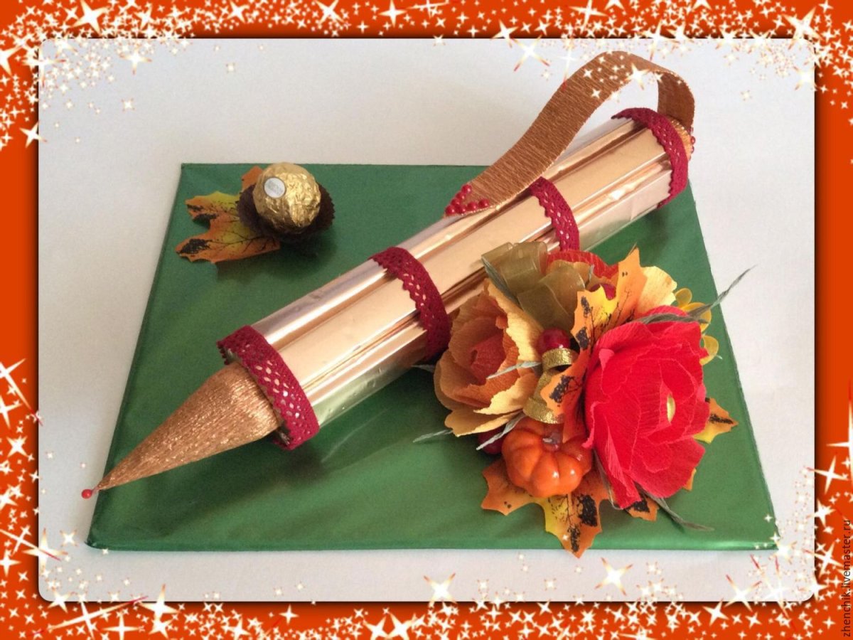 Подарок на день учителя своими руками