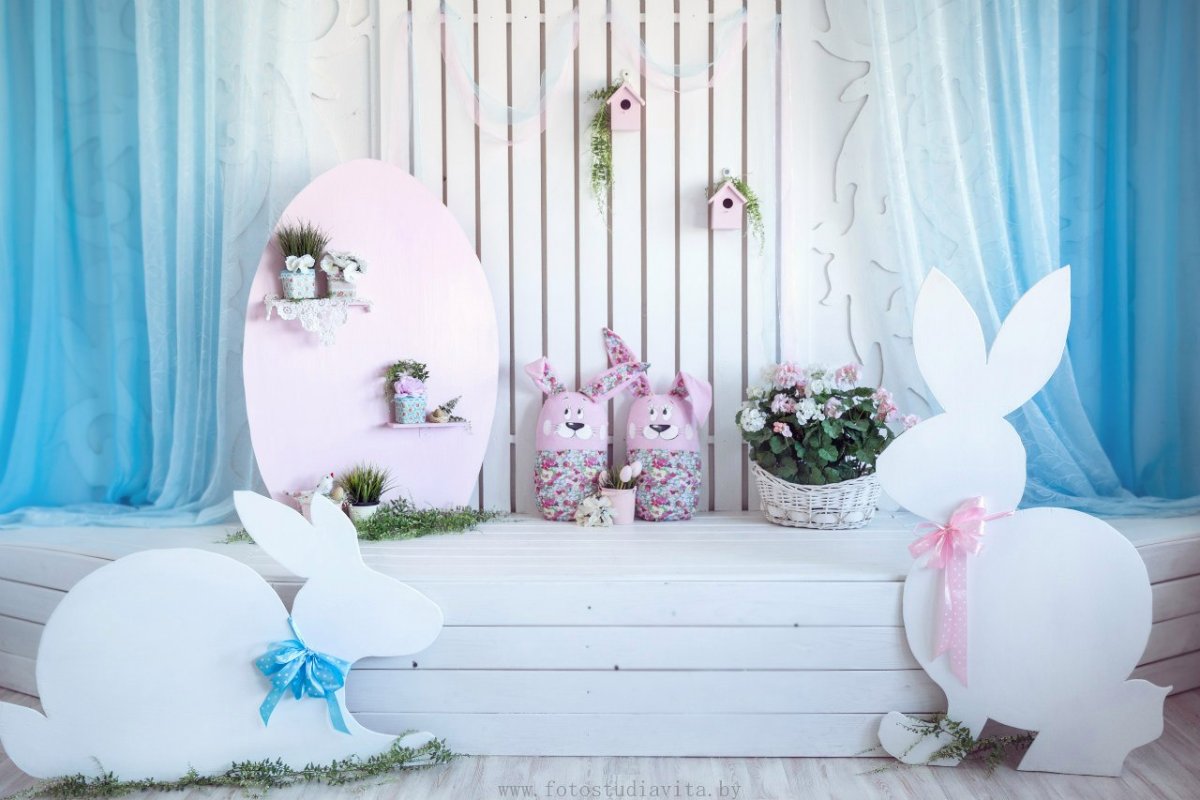 Фотозона с кроликом
