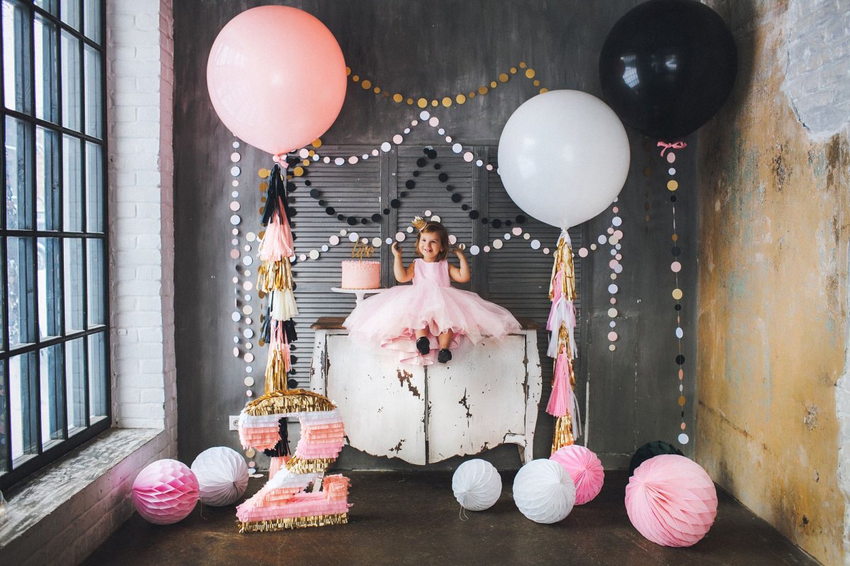 Воздушные шары в интерьере